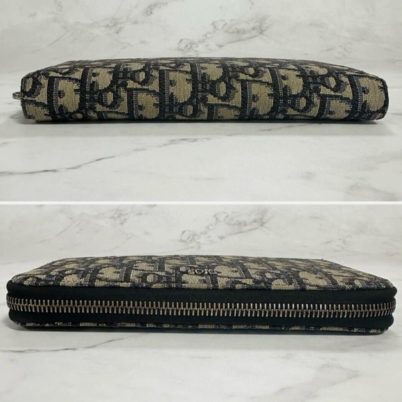 Christian Dior Long wallet oblique round - Picture 6 of 8